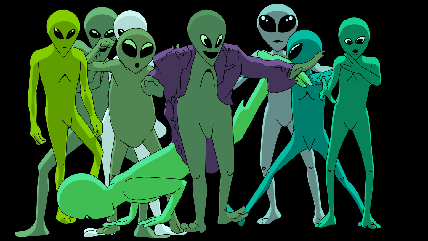 50% OFF - Dancing Aliens (9 Loops) 4K