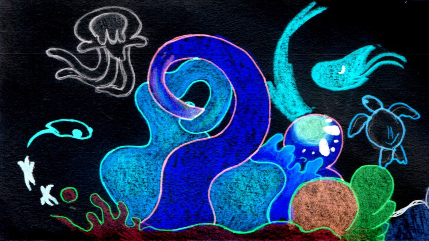 Color Pencil - Turtle Shark - MicahBuzan.com/Shop