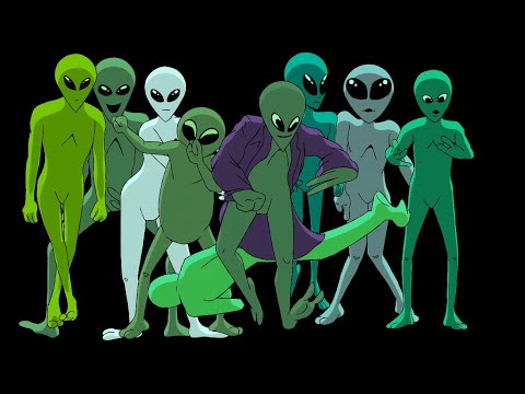 Dancing Aliens (9 Loops) 4K