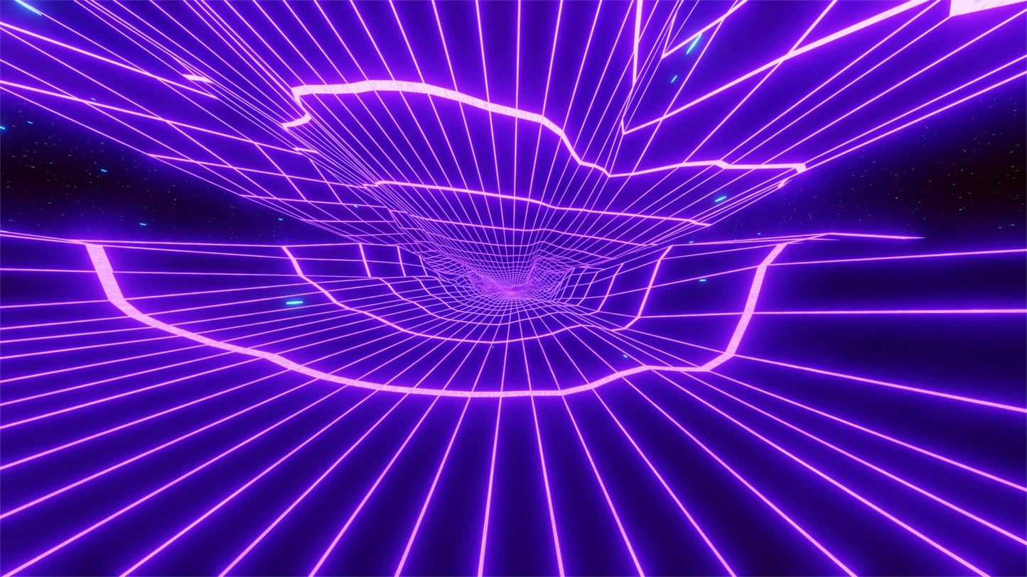 Vaporwave Mountains (10 Loops) 4K