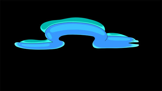 Blue Eel - Free VJ Loop - MicahBuzan.com/Shop