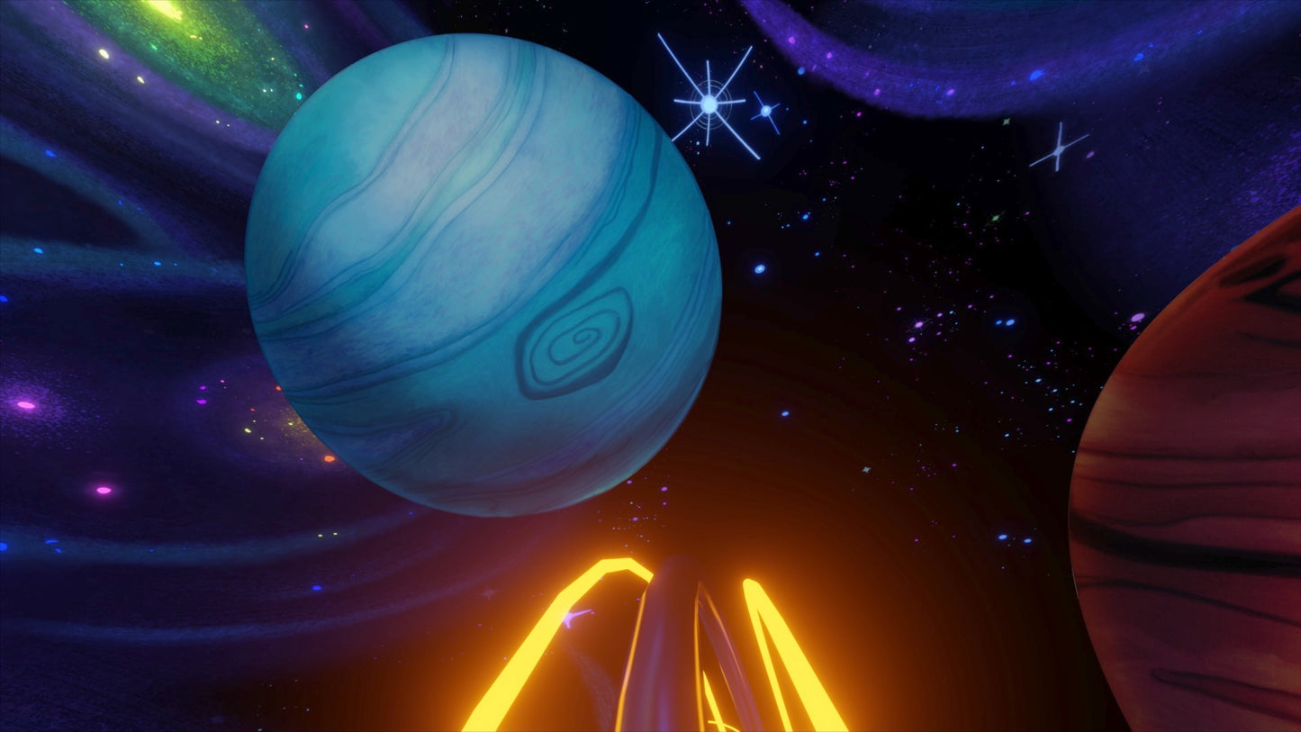 Roller Coaster In Space (4K)