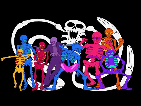 Dancing Skeletons (9 Loops) 4K