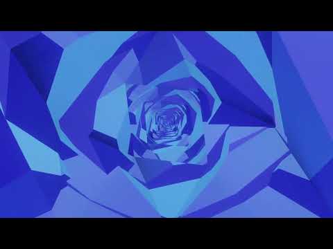 Free VJ Loop - Low Poly Saphire Tunnel