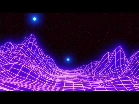 Vaporwave Mountains (10 Loops) 4K