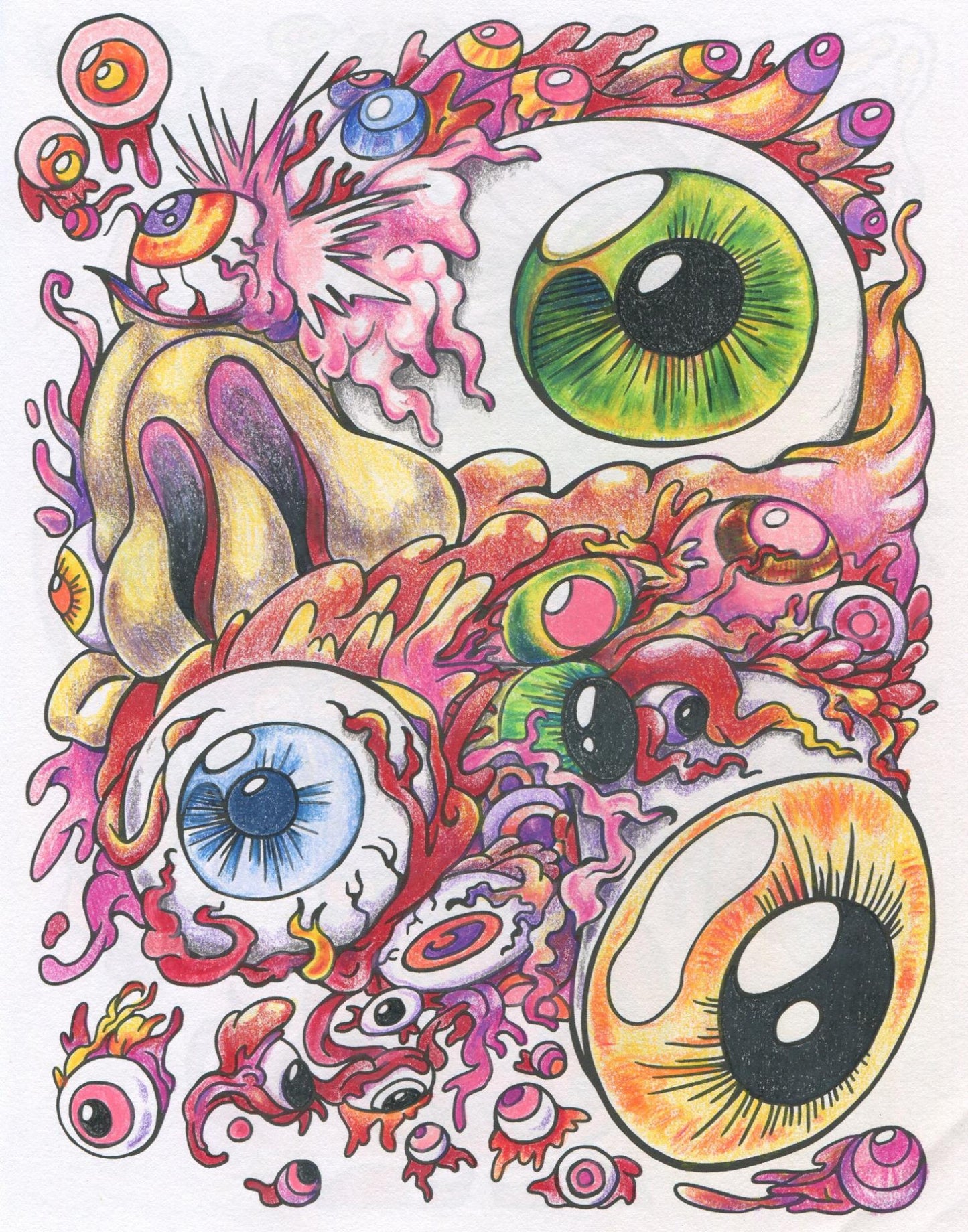 Halloween Madness - Coloring Book PDF (31 Illustrations)