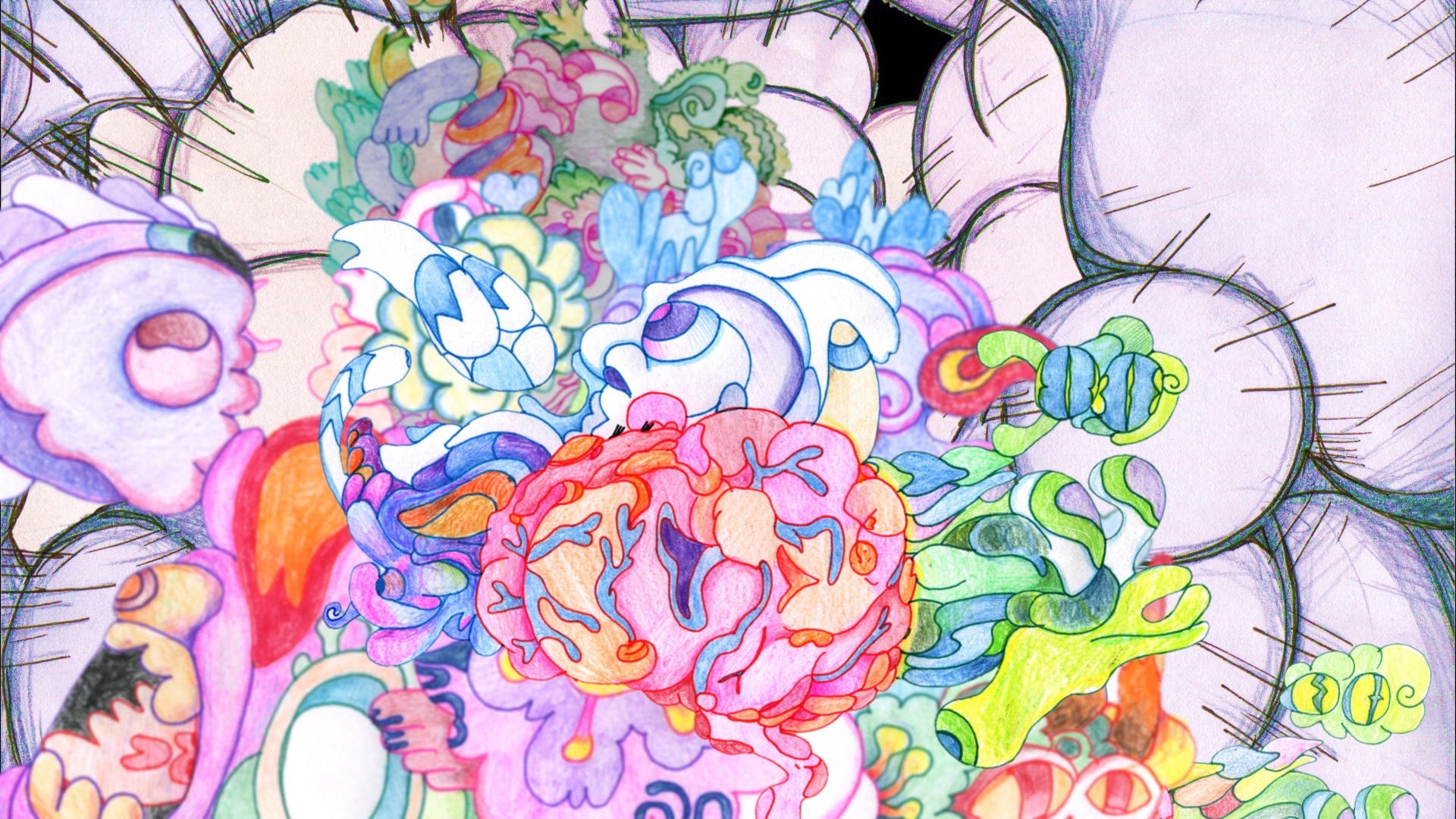 Psychedelic Acid Pencils – Animated Visuals