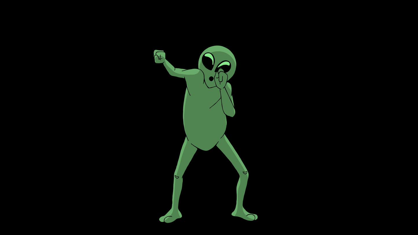 Dancing Aliens (9 Loops) 4K